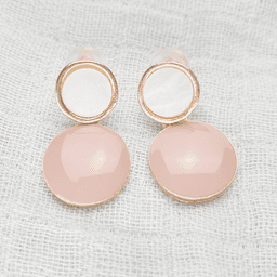 Geometric Circle Drop Vintage Earrings thumbnail 1