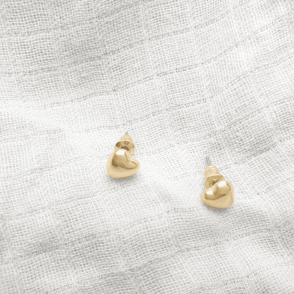 Heart Stud Earrings